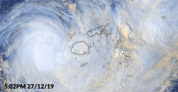 Heavy rain and strong winds currently experienced in Sigatoka 
