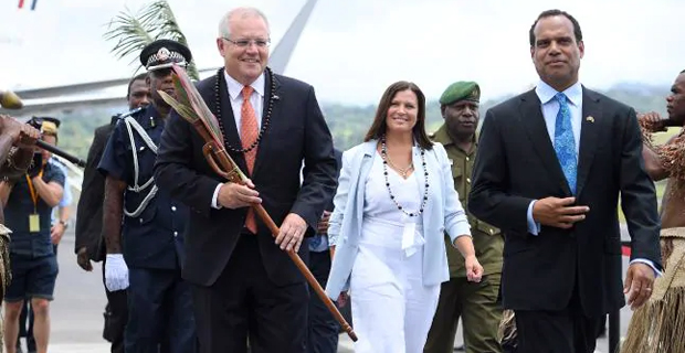 Australian PM to arrive into Fiji at 11.30am today for bilateral talks with PM Voreqe Bainimarama