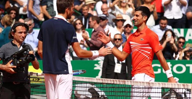 Djokovic loses to Medvedev and Nadal into semi final at Monte Carlo
