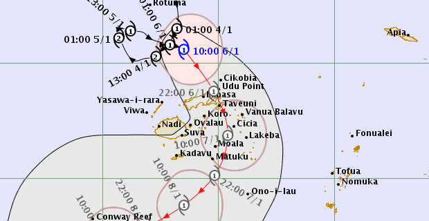 More rain and gale force winds expected as Cyclone Mona moves closer to Fiji