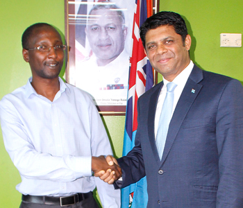 Aiyaz Sayedâ€‘Khaiyum briefs UN Special Rapporteur on racism