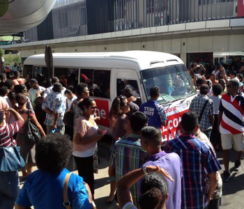 Huge crowd welcomes Fiji 7s team in Nadi Town