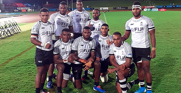 Fiji Airways Mens National 7s Team beat Japan SDS 31-0 in 2nd pool match to remain unbeaten on day 1 of the Oceania 7s