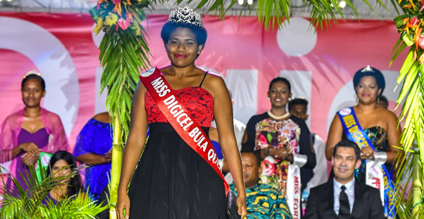 Miss Sharma Music Cente Kristiana Uluiwai wins the 2018 Digicel Miss Bula Crown