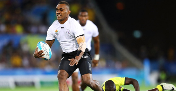 Fiji thumps Uganda in their 2nd pool game of the Commonwealth Games 7s 