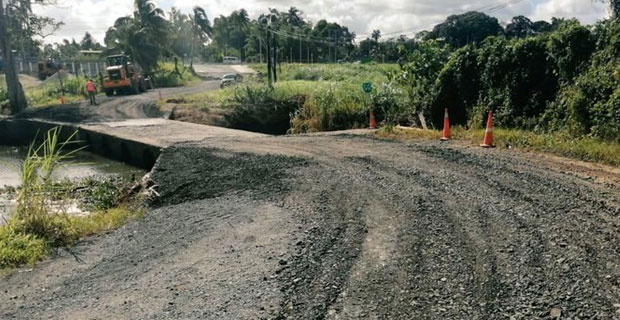 Repair works completed on Toga crossing in Nausori and is open to all traffic