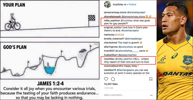 Rugby Australia to interrogate Folau over homophobic comment