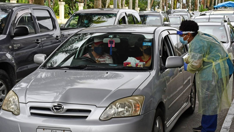 Drive-through vaccination at Albert Park to continue today