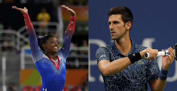 Biles and Djokovic win the top prizes at 2019 World Sports Awards