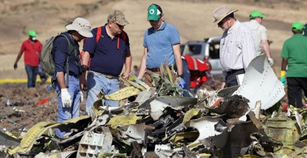 Ethiopian Airlines plane that crashed nosedived several times before hitting the ground