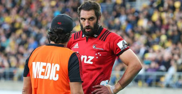 Crusaders captain Sam Whitelock ruled out of Blues clash at Eden Park