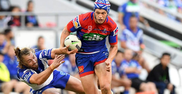 Knights make third‑straight NRL victory after win against Bulldogs 22-10 