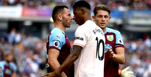 Man United defeated Burnley 2-0 in their EPL match