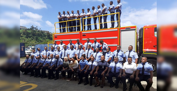 New 20,000-litre bulk water carrier fire truck worth $1M handed over to NFA through Government’s Assistance grant