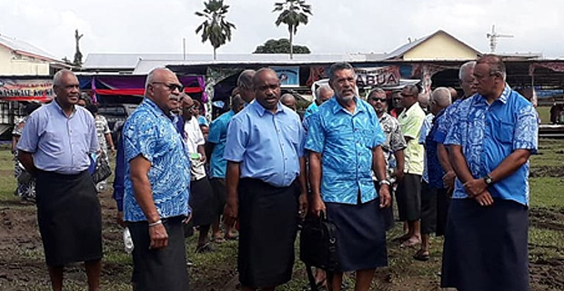 Rabuka accompanied by SODELPA MP's to open Methodist Church in Fiji Bazaar
