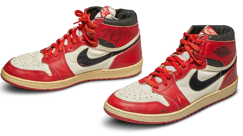 Michael Jordan's signature Air Jordan shoes from 1985 are going up ...