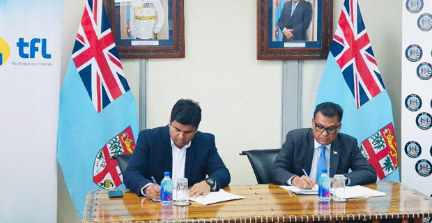 Department of Immigration signs MOU with Telecom Fiji Limited for more secure and high speed dedicated internet access