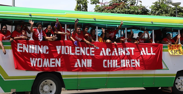 DIVA for Equality’s Freedom Bus stop at Saweni Beach in solidarity with women who have been victimised at the location