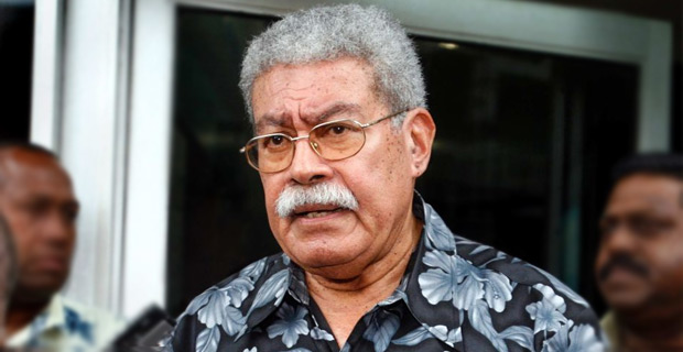 Qarase refuses to say whether he made the statement in 2014 that land will be taken away from the iTaukei 