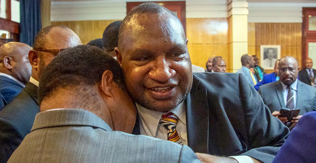 PNG's new PM calls on parliament to work for the common good of the country