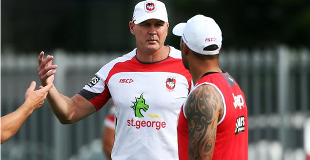 Dragons coach slapped with $10,000 fine for criticising NRL referees