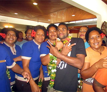 Huge crowd welcomes Fiji 7s heroes