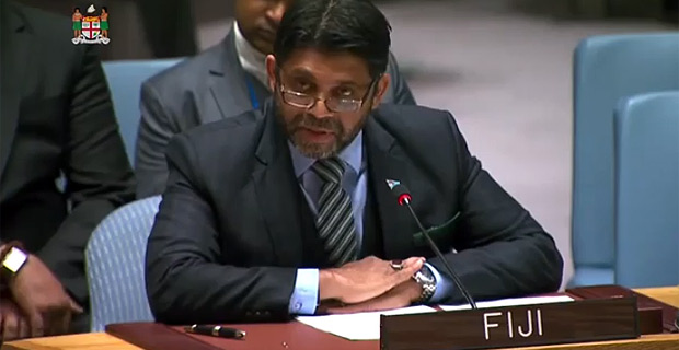 Fiji calls on UN Security Council to lead efforts to tackle growing security challenges related to climate change