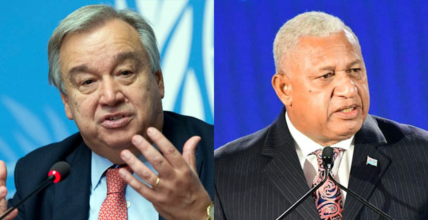 Guterres and Bainimarama to meet for a bilateral meeting