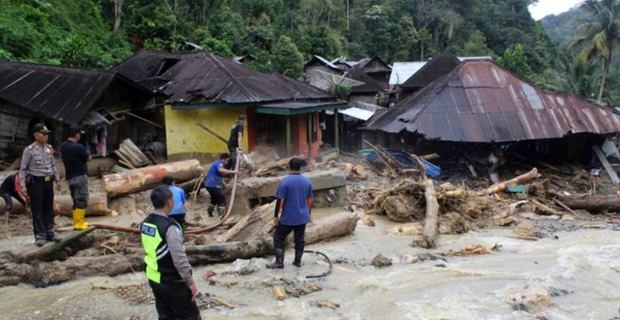 Flash floods and landslides kill at least 27 on Indonesian island of Sumatra