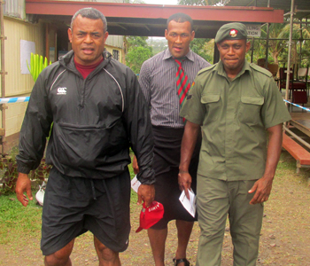 Members of the RFMF cast their votes as pre-polling continues