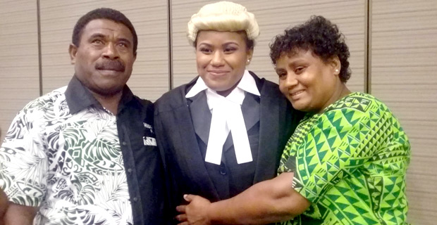 Vatege acknowledges sacrifices made by her parents for her to complete her studies