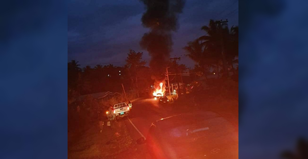 No one injured in vehicle fire in Nakasi