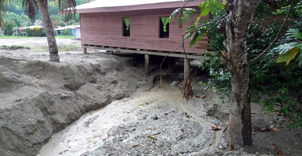 Infrastructure Minister visits victims of landslide in Draubuta Village, Navosa