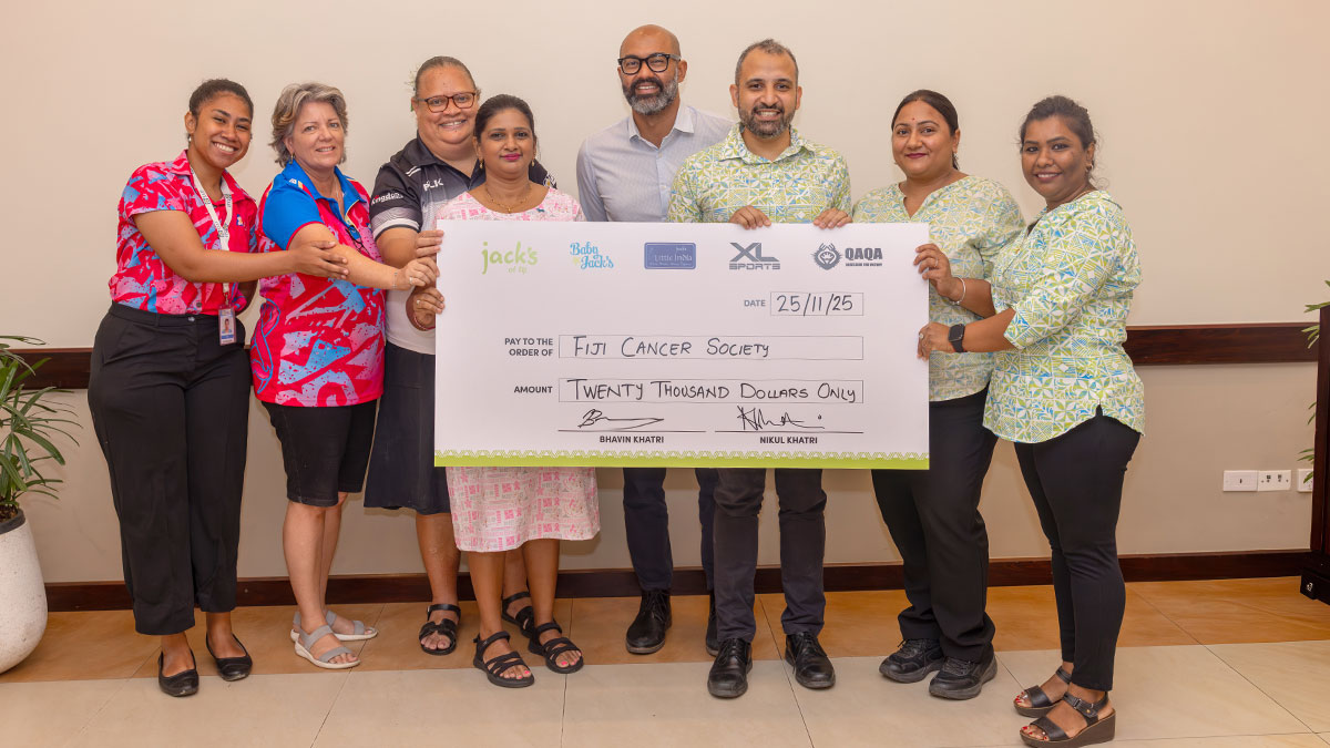 Jack’s of Fiji donates $20,000 to Fiji Cancer Society after Pinktober campaign