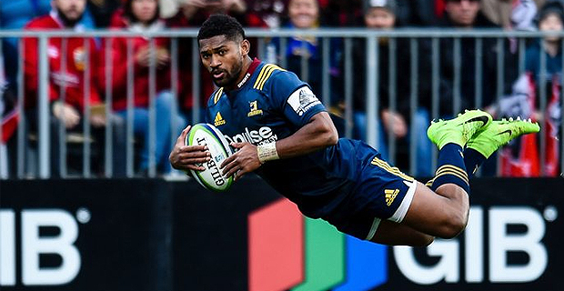 Naholo in starting lineup for Highlanders when they take on Sharks