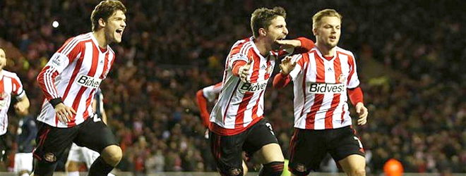 Sunderland beats Man United 2-1