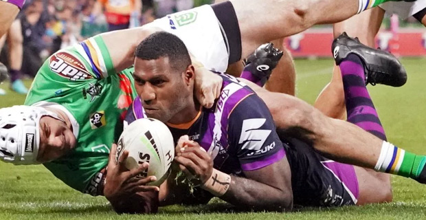 Raiders beat Storm 12-10 in NRL match