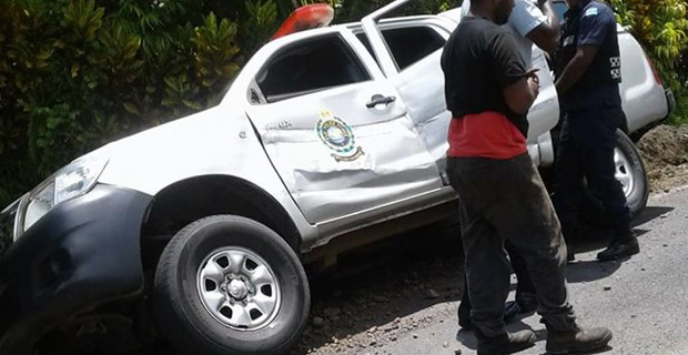 Police officer takes vehicle to his village without authorization and crashes into another car