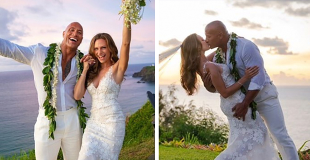 Dwayne 'The Rock' Johnson marries longtime love Lauren Hashian