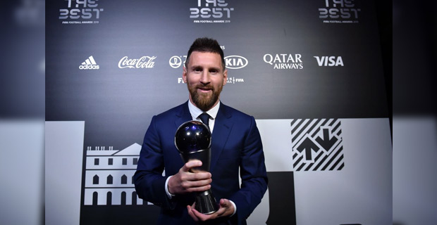 Messi wins Men's Best Fifa Football Award