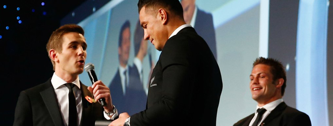 SBW receives another RWC gold medal at World Rugby Awards