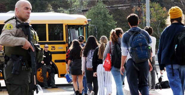 2 students killed and 3 injured by 16-year old shooter at a secondary school in California 