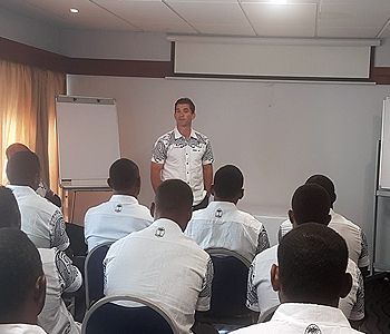 Game day in Wellington for Fiji 7s team