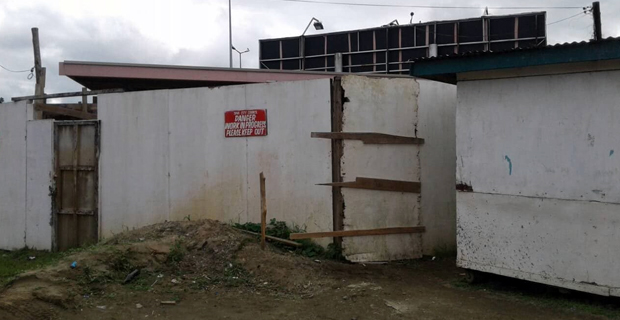 No time-frame as to when construction work at the Samabula Public Convenience will resume
