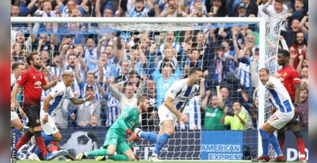 Bad start for Manchester United as Brighton expose their defensive frailties