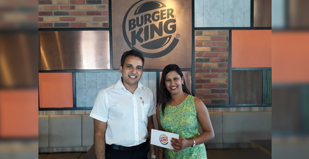 Burger King donates $8,000 to FENC today