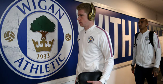 Wigan Athletic vs EPL Leaders Manchester City 