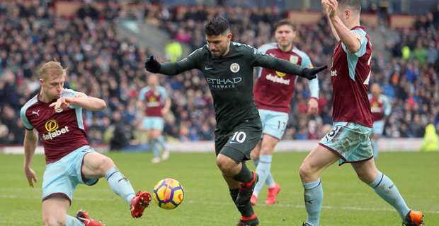 Man City draws with Burnley