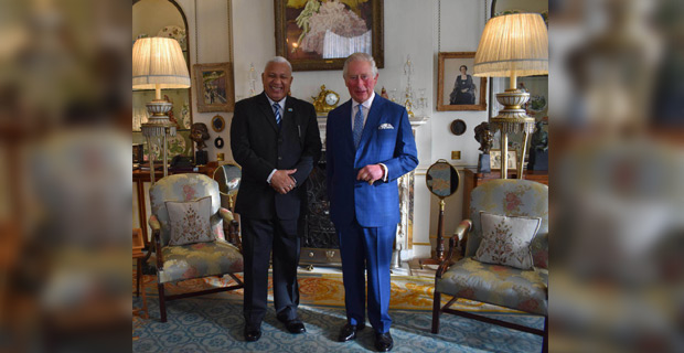  Prince Charles congratulates Bainimarama for being a vocal and strong advocate of climate change