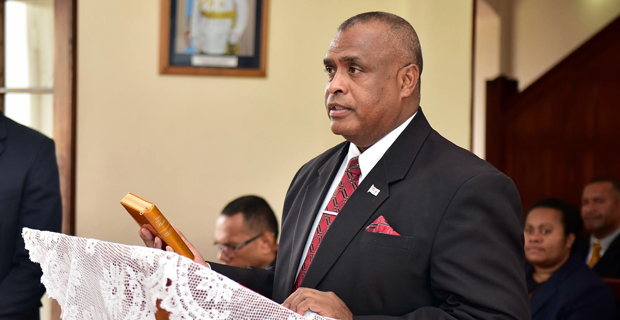 Manasa Tagicakibau sworn in as new head of the Fijian diplomatic mission to China